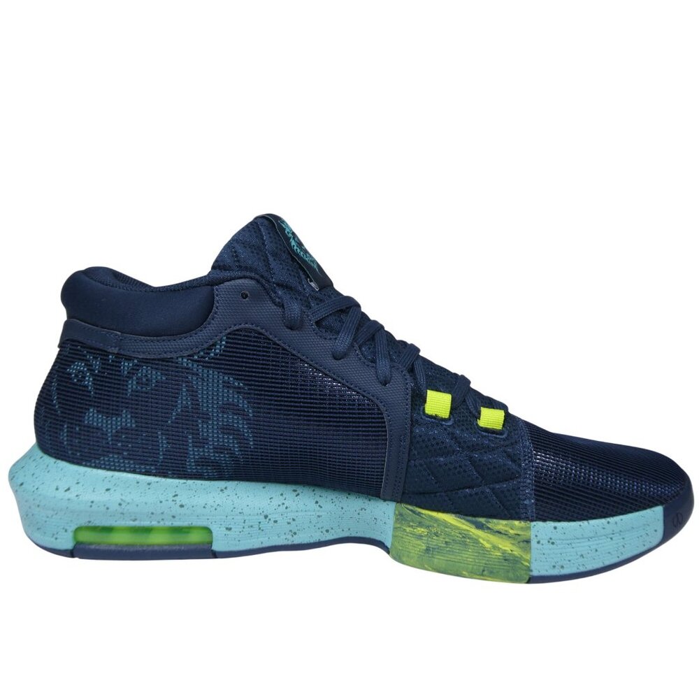 Nike LeBron Witness‎ 8 Armory Navy Green Frost Men's Size 18 - Picture 6 of 12
